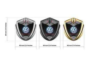 VW Badge Emblema Metal Disegno Forza Alta Qualità